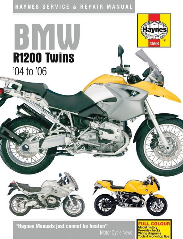 Haynes Manual BMW R1200GS, RT, ST, S Twins 04-09