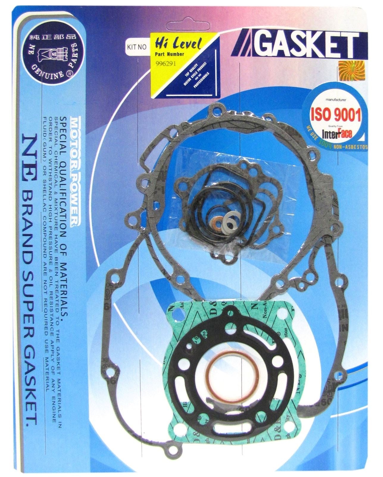 Full Gasket Set Kawasaki KX100C 1998-2012, Suzuki RM100 K3 2003