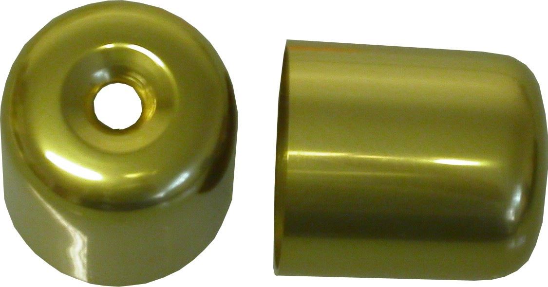 Handlebar Bar End Cover Gold For Suzuki RGV250 GSXR750L M (Pair)