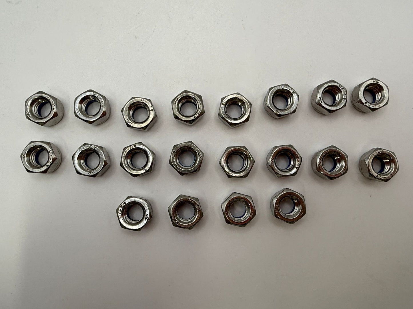 Nuts Nyloc Stainless Steel M8 x 1.25mm Pitch