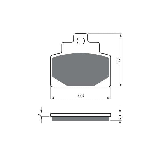 Goldfren AD421, FA681 Piaggio GTS300 08-21, MP3 300 14-20