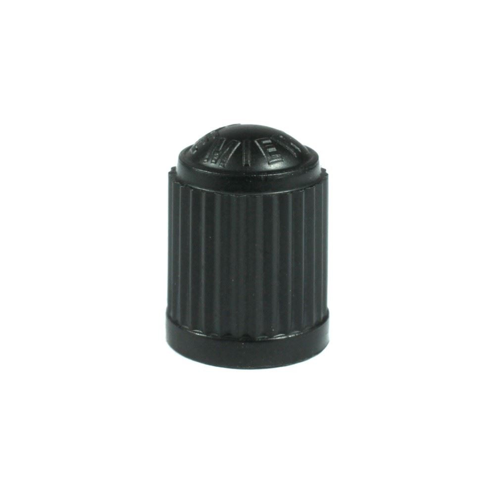 Tyre valve cap black Plastic