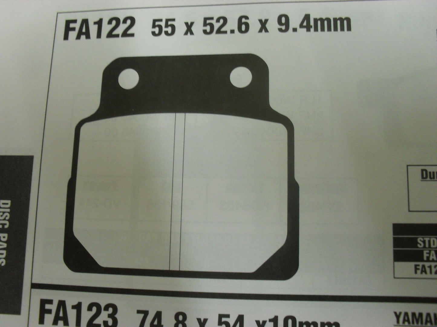 EBC FA 122 Motorcycle Brake Pads Limited Stock!!