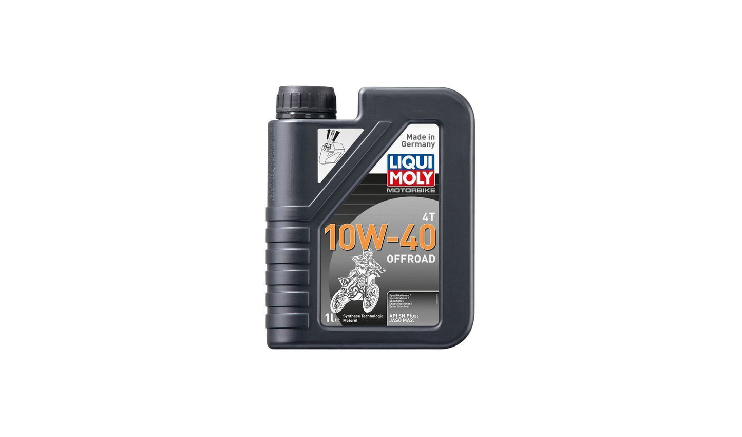 Liqui Moly 4T Motorbike 10w40 Off Road Synthetic Technology Oil 1 Litre