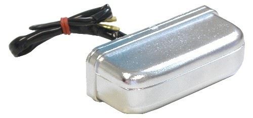 Number Plate Light 90mm x 30mm Chrome Plastic Body E-Marked
