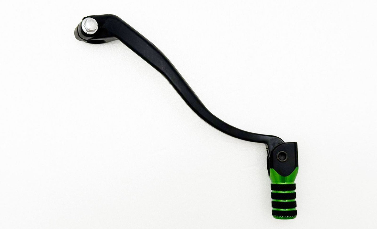 Gear Lever Alloy Black with Green Tip Kawasaki KX250F 04-05, Suzuki RM-Z250 04-06