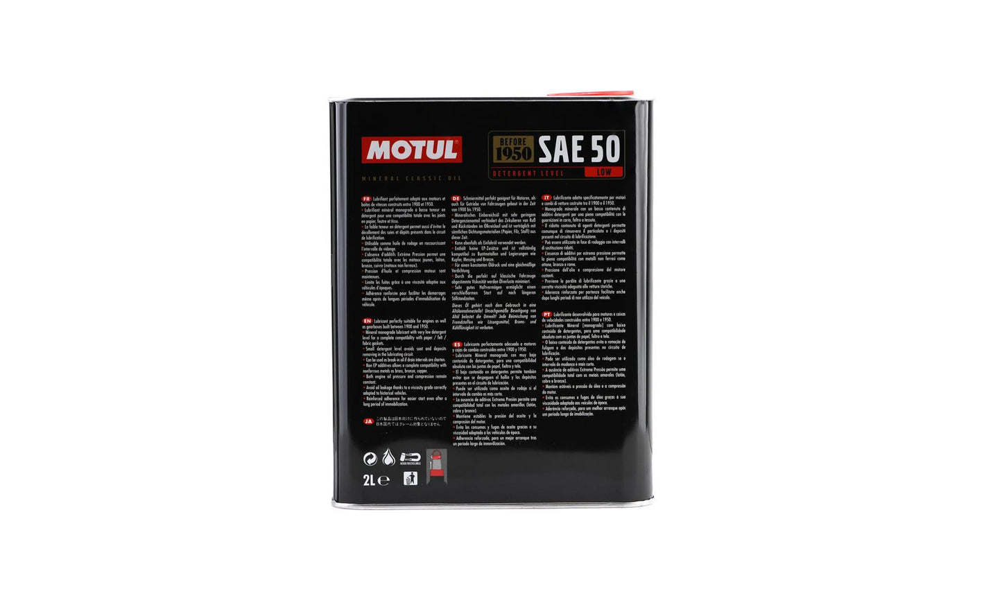 Motul Classic Oil SAE 50w 4T Mineral