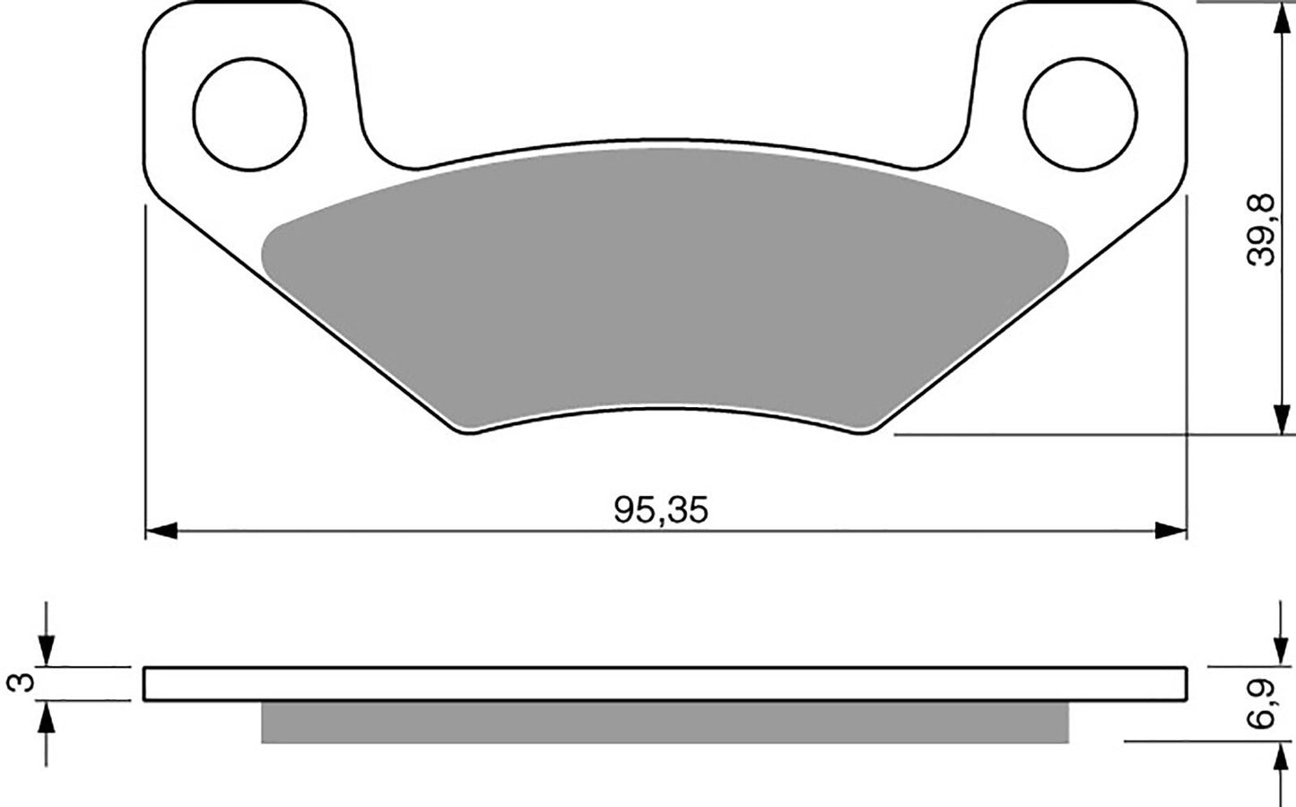 Goldfren Brake Pads AD315, FA398