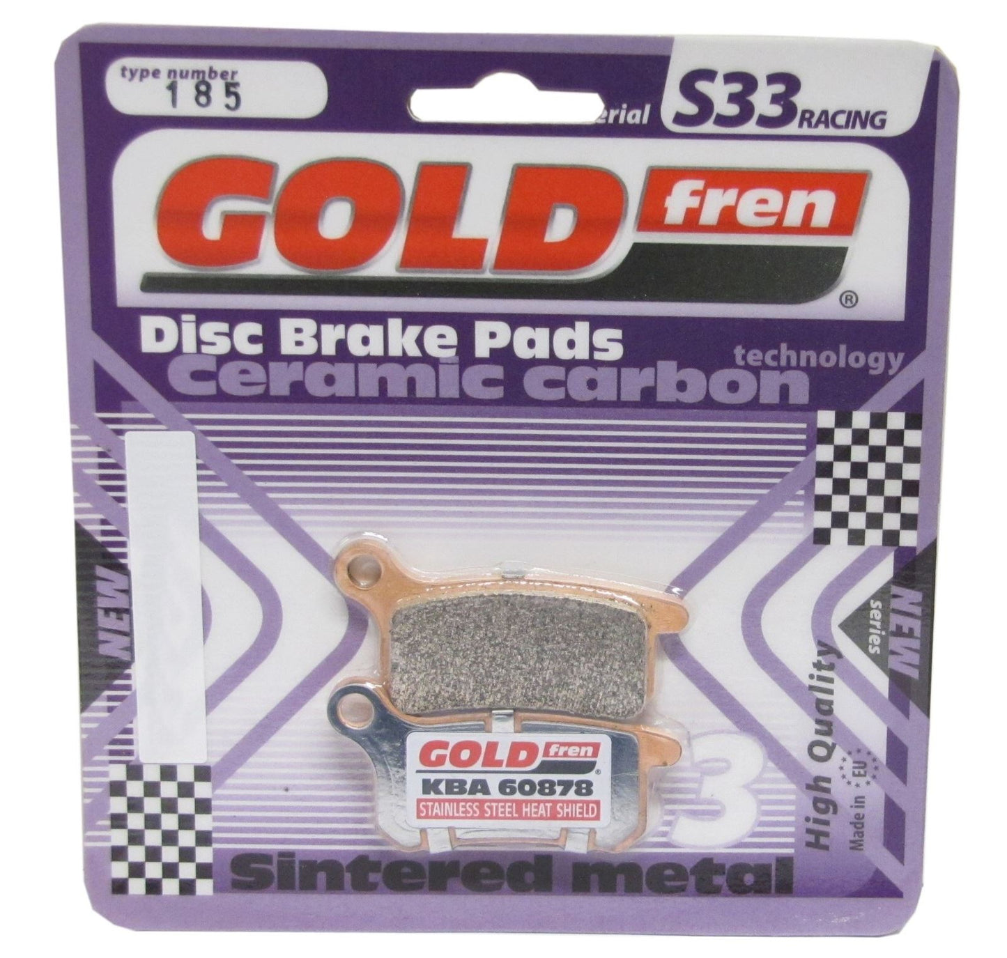 Goldfren Brake Pads S33-185, FA357, SBS783, FDB2157, DP294, VD9006