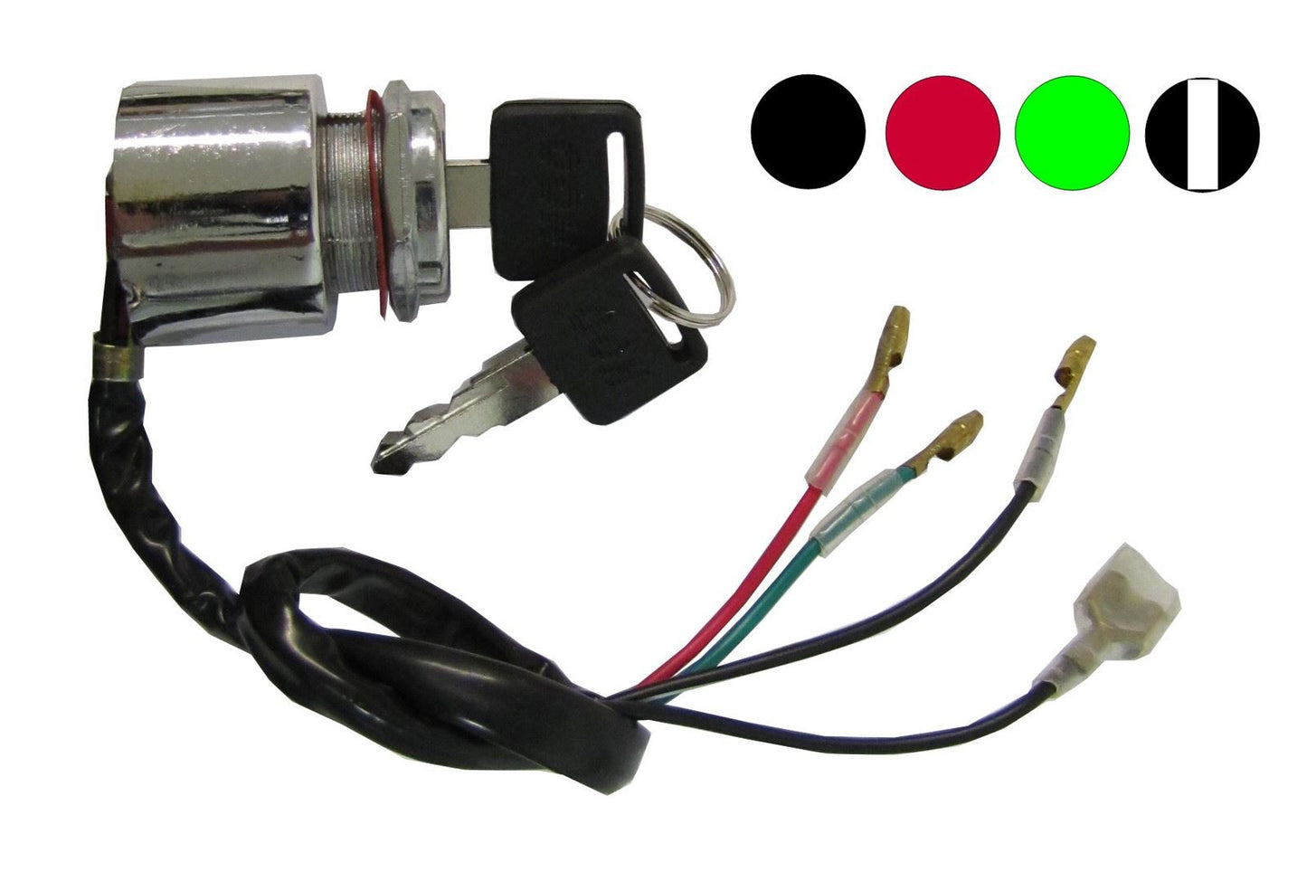 Ignition Switch Universal 4 wire held on with nut