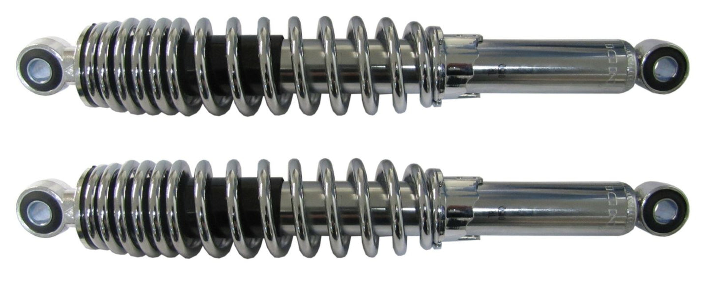 Shocks 350mm Pin+Pin up to 175cc (All Chrome)