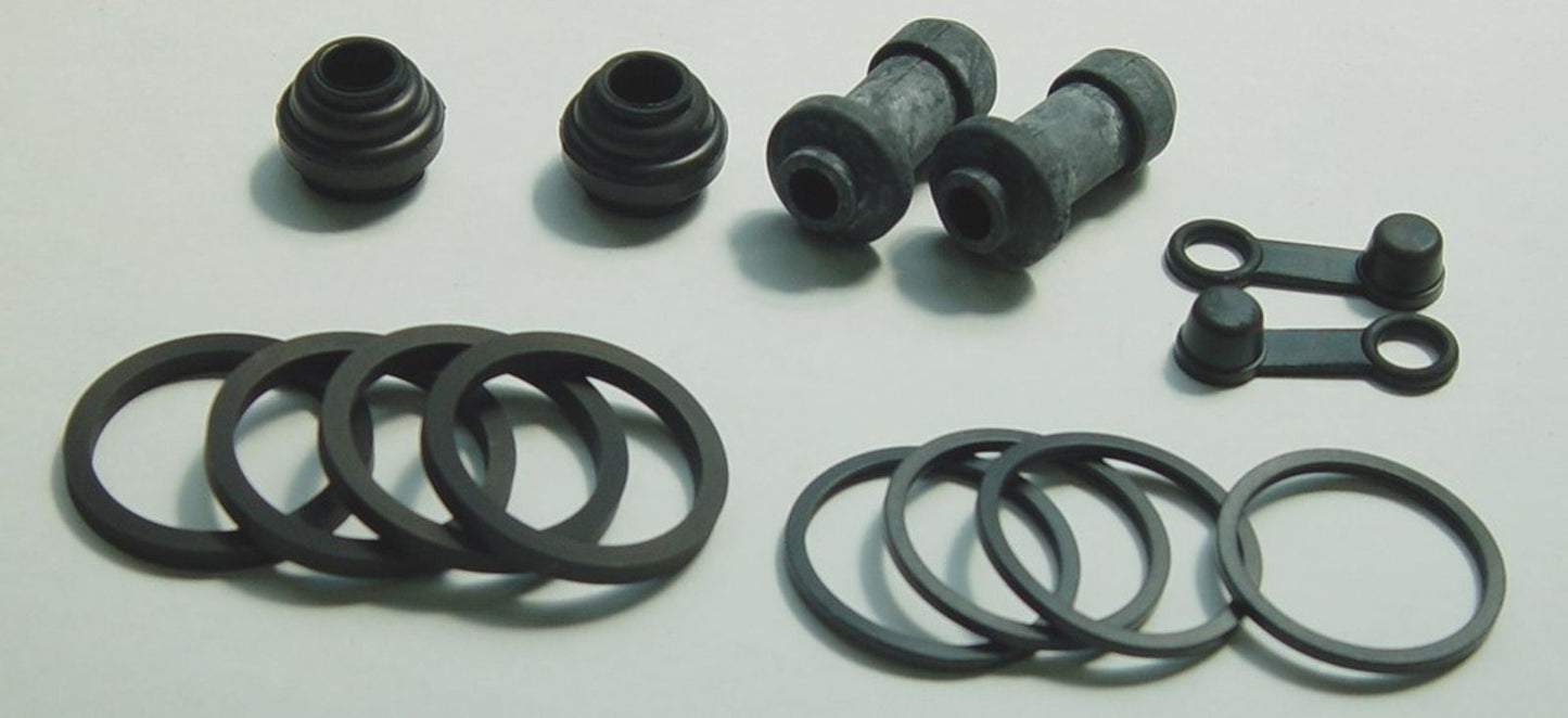TourMax Brake Caliper Seal Rebuild Kit Front Honda CBR600F 87-90, CB600F 89-99, XL650V Transalp 01-03, XRV750 Africa Twin 90-00, PC800 89-96, ST1100 Pan European 90-02, Kawasaki KLE650 Versys ABS 15-17, Z750 ABS 07-12