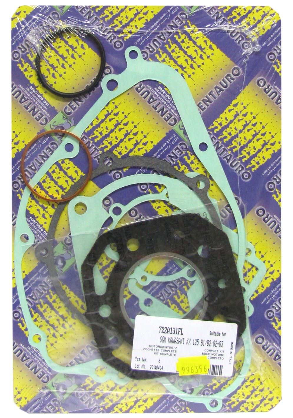 Centauro Full Gasket Set Kawasaki KX125B1,B2 1982-1983
