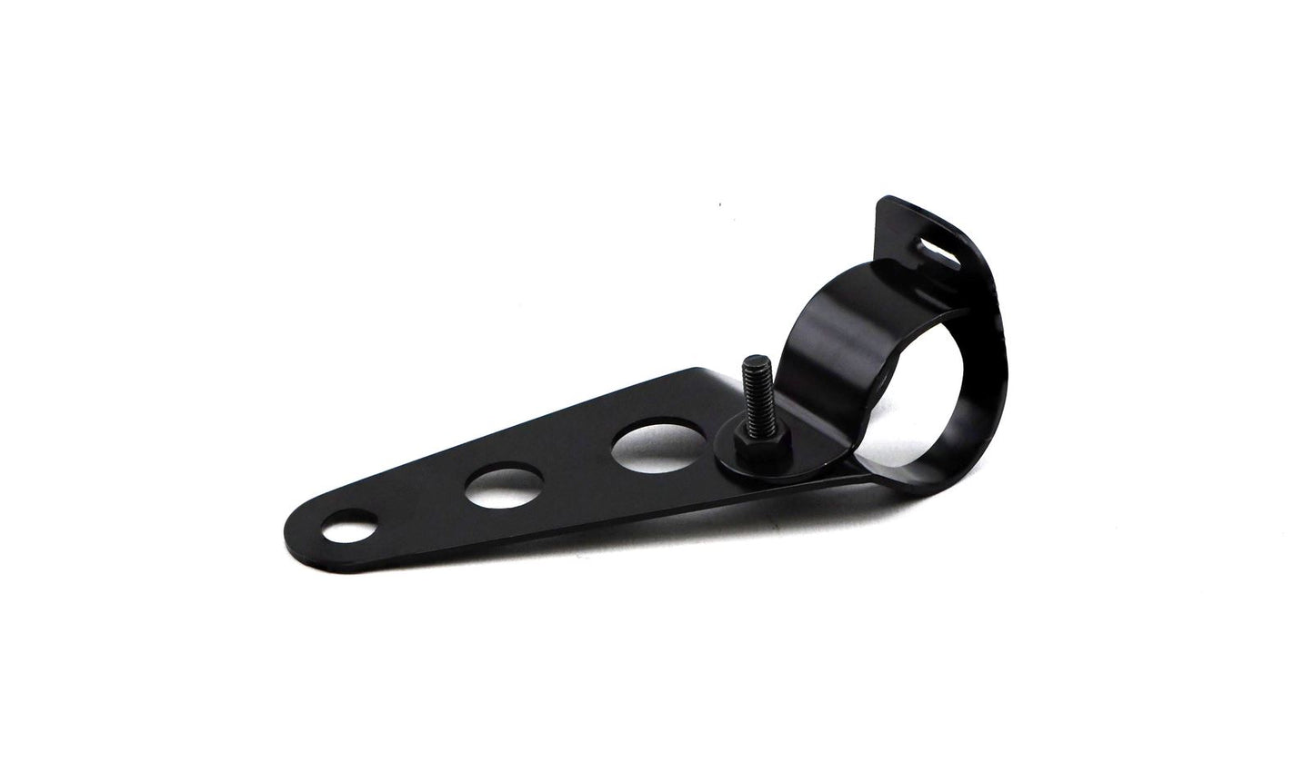 Headlight Brackets Black To Fit 30mm to 37mm Forks