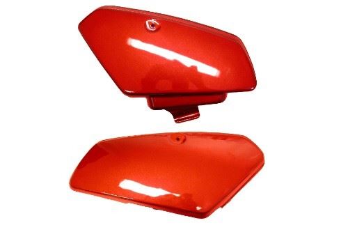 Side Panels Red For Honda C90 Cub
