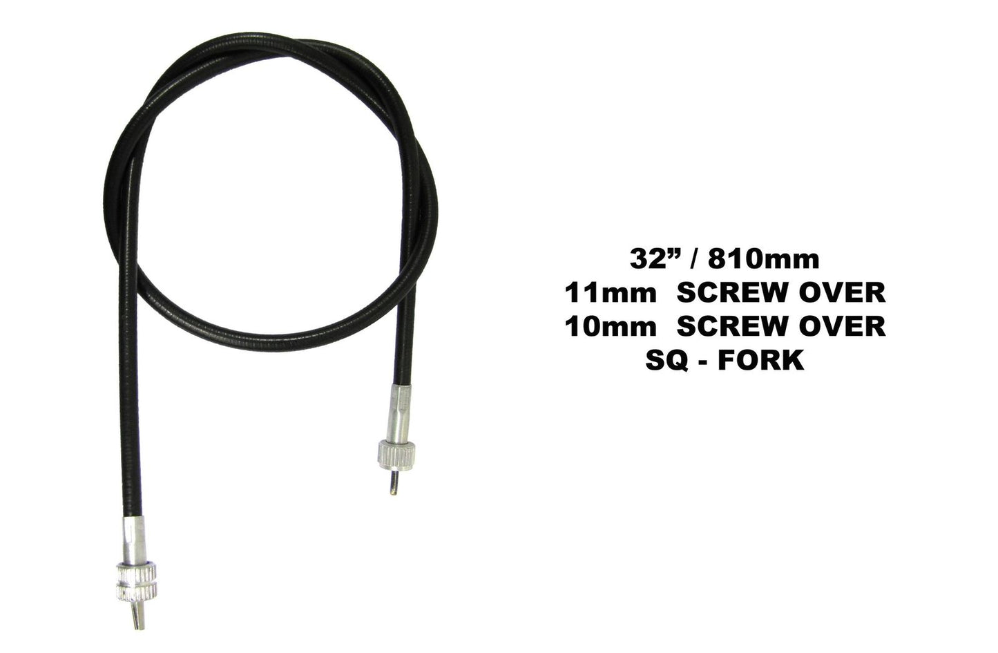 Speedo Cable Suzuki A50 1974-1979, AP50 1975-1978, A100 1973-1980, B120 1971-1977 OE Ref. 34910-21230, 34910-28131