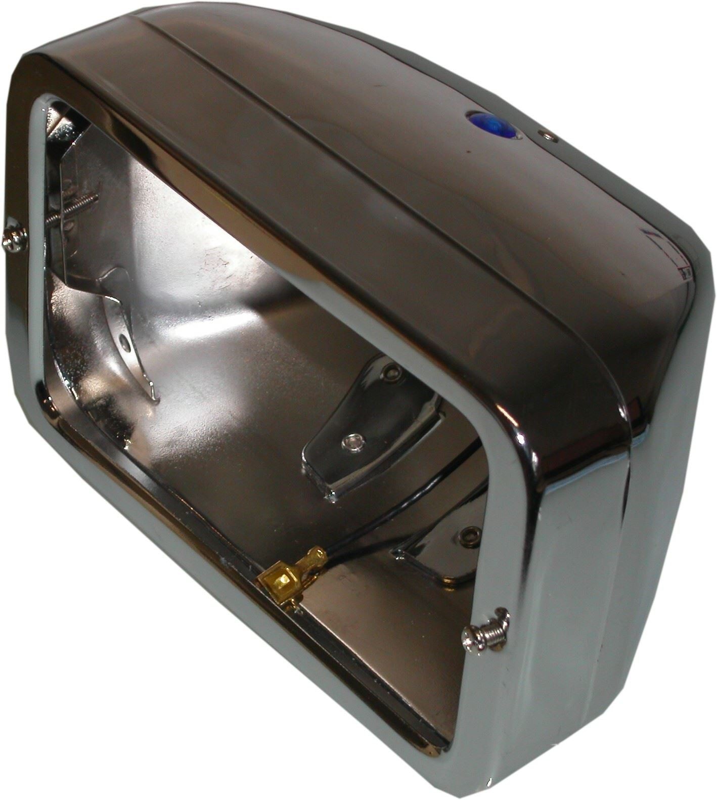 Headlight Shell Rectangle Bottom 7.25"Glass = 310221