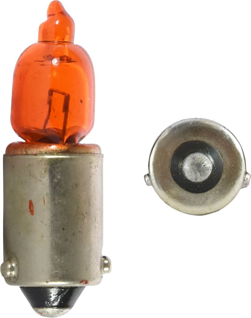 Bulbs BAX9s 12v 6w Halogen off set pegs orange Per 10