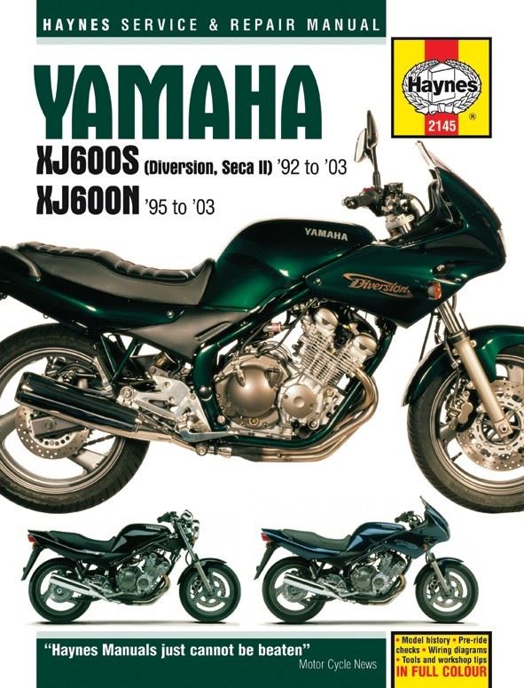 Haynes Manual Yamaha XJ600N, XJ600 Diversion 92-03