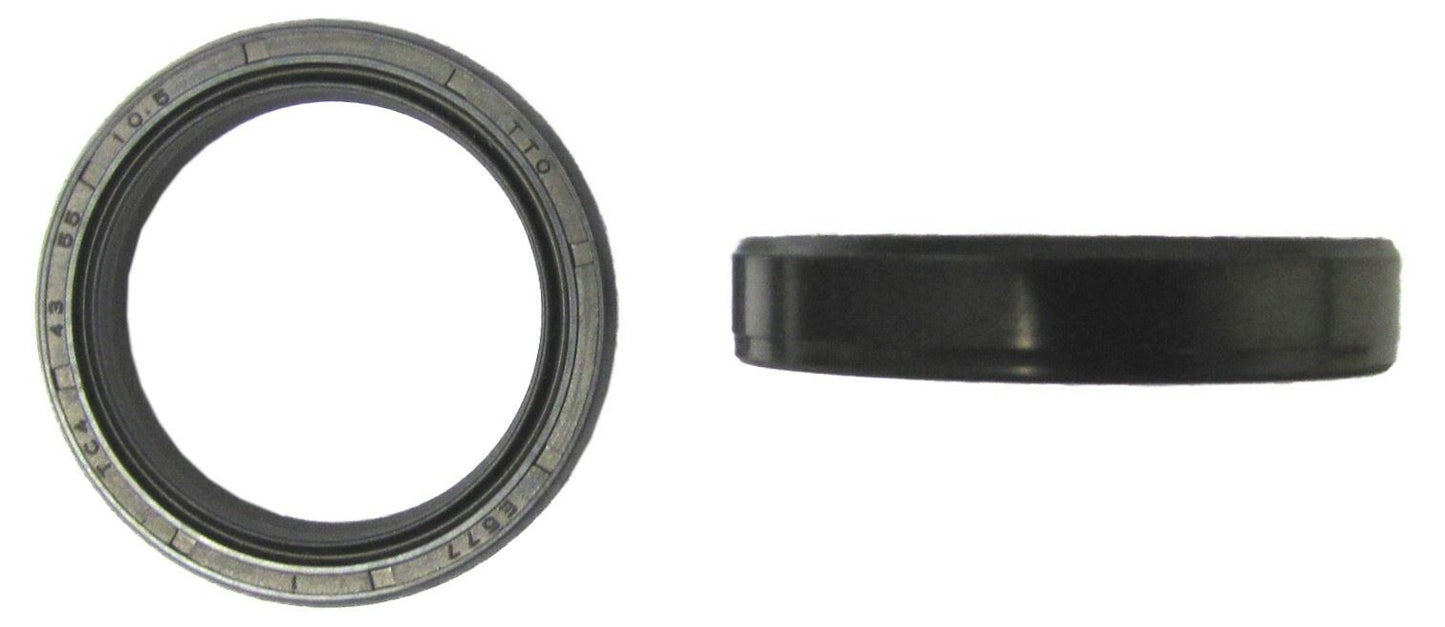 Fork Seals 43mm x 55mm x 10.5mm with no lip
