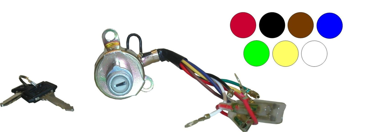 Ignition Switch Yamaha FS1E 71-76 (Side Type) (7 Wires)