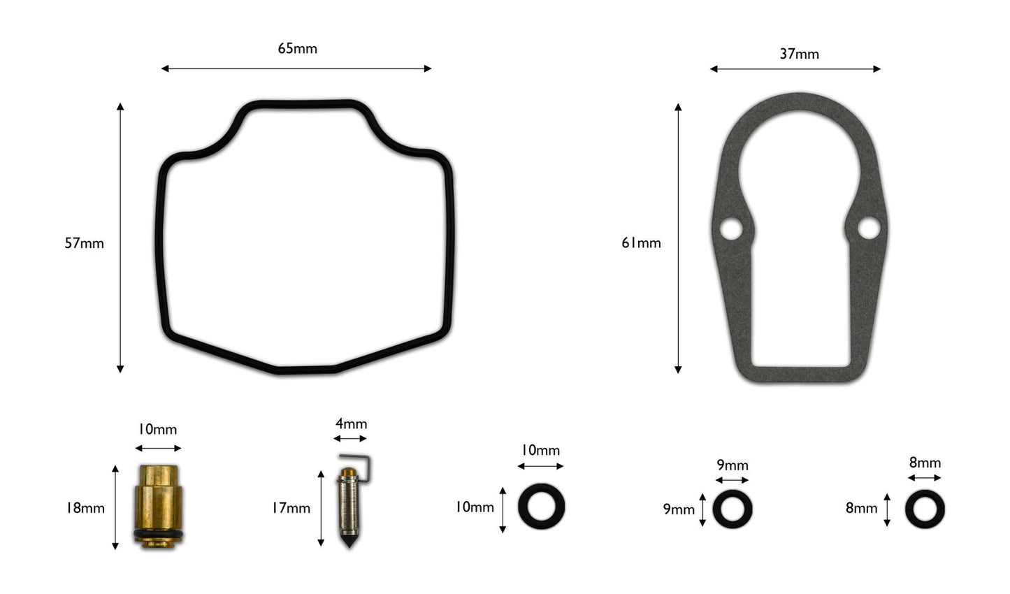 Carb Repair Kit Yamaha XT600E 90-02, XT600ZE 86-90