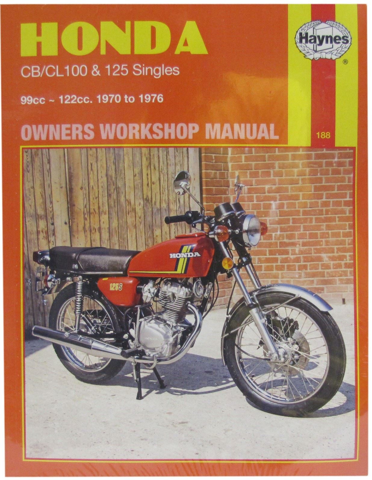 Haynes Manual Honda CB100, CL100, SL100, CB125S, CB125J, CL125 70-76