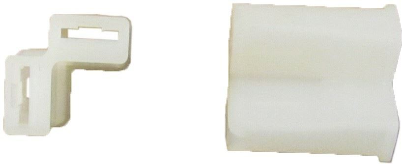 Plastic Connector 2 Pole Spade Female Block (250 Series) (Per 10)