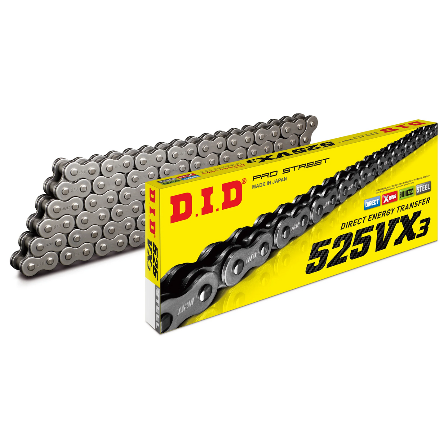 Chain DID 525VX-124 X-Ring(Black)