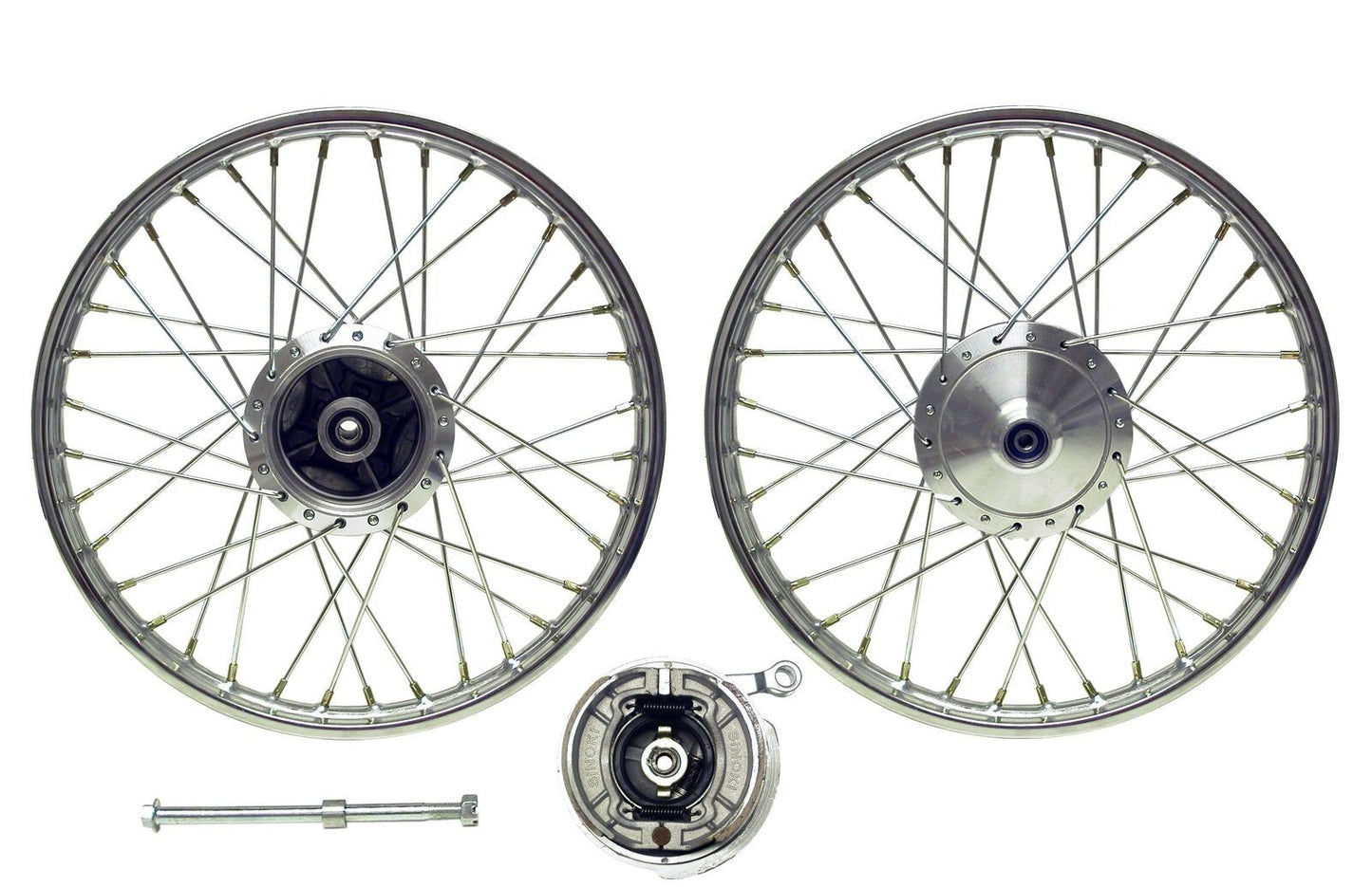 Front Wheel AP50, AX100 drum brake(Rim 1.40 x 17)