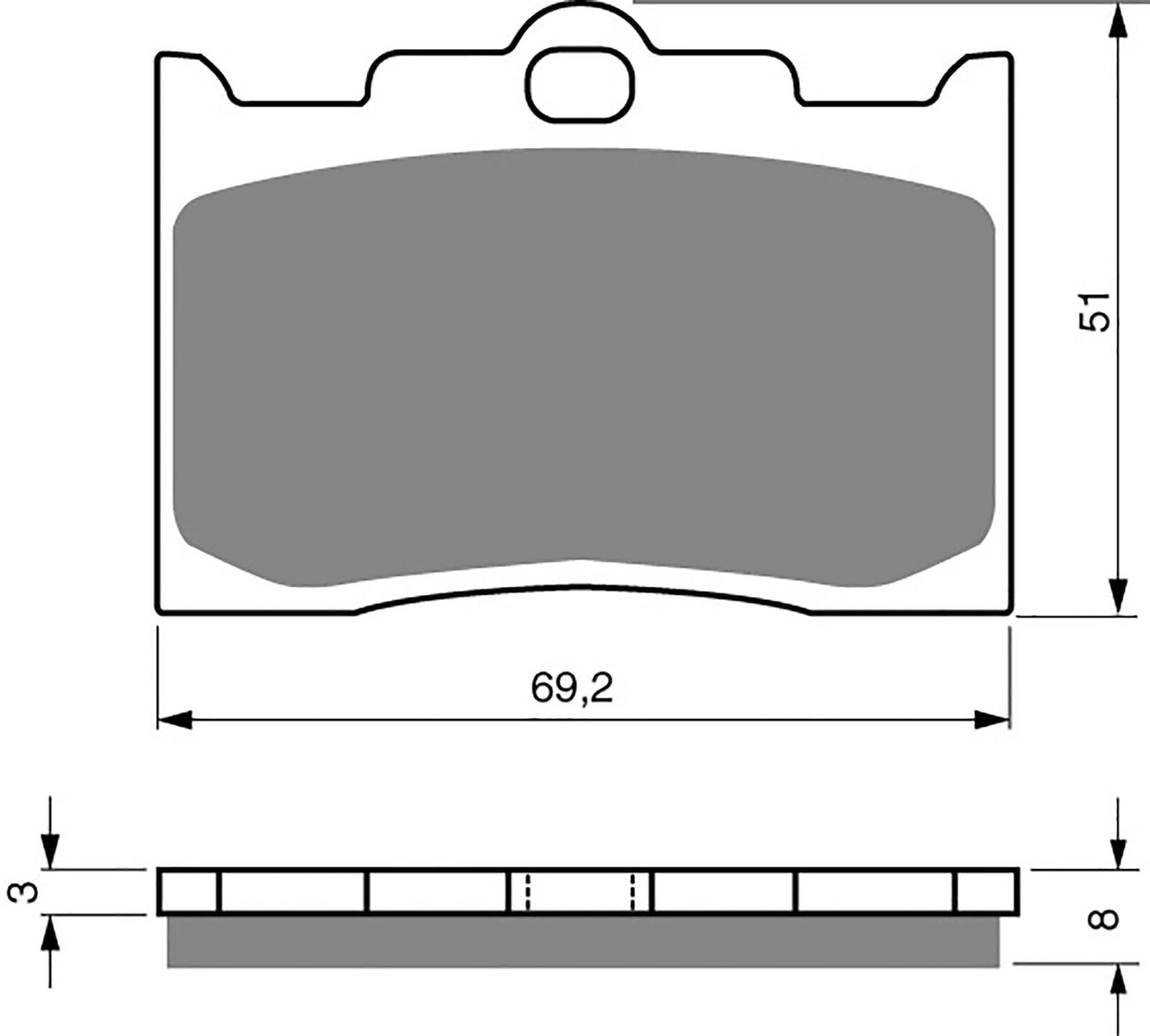 Goldfren Brake Pads AD132, FA216, FDB2040, SBS678, SBS662