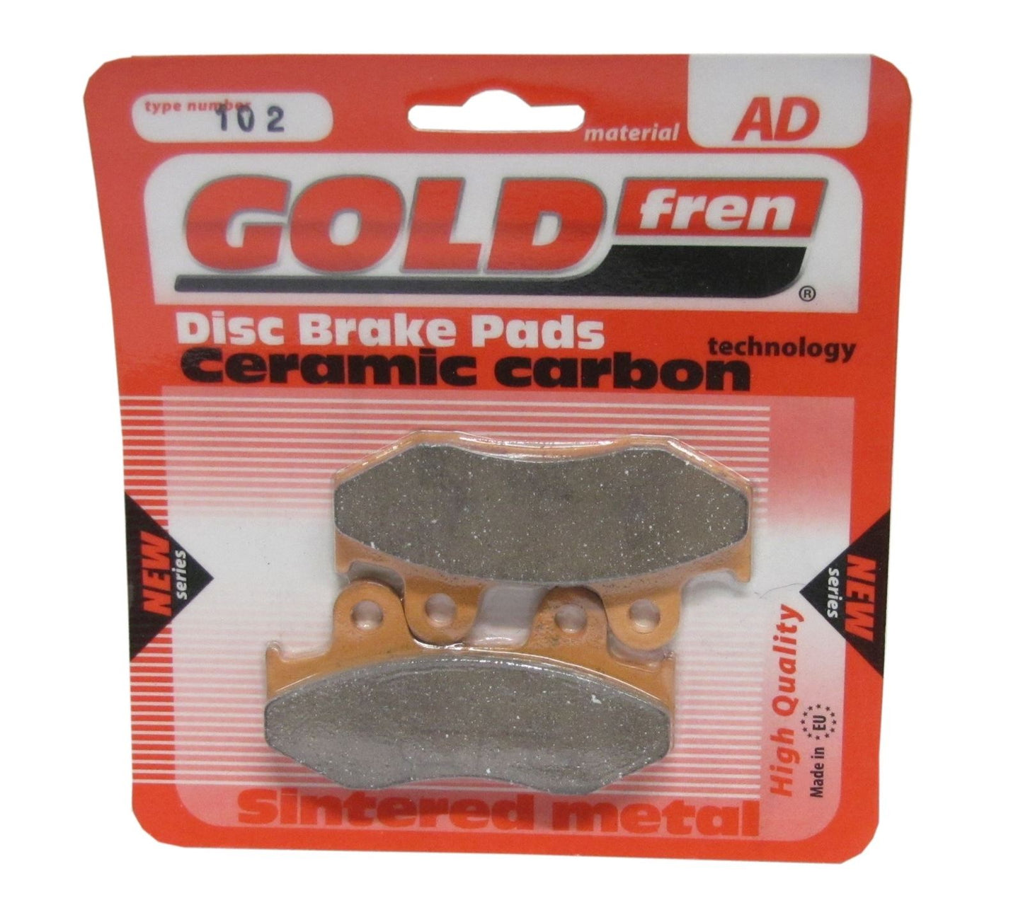 Goldfren Brake Pads AD102, VD134, VD136, FA92, FA323/3, FDB382, SBS558