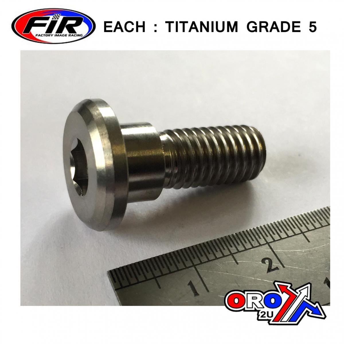 BOLT DISC M6 WITH SHOULDER EA, TITANIUM GRADE 5 /DISC BOLT RM-Z250/450