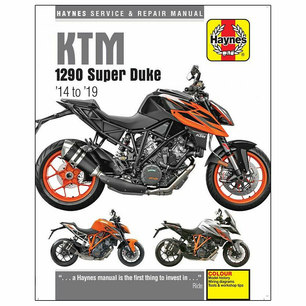 Haynes Workshop Manual For KTM 1290 Super Duke 2014 2015 2016 2017 2018 2019