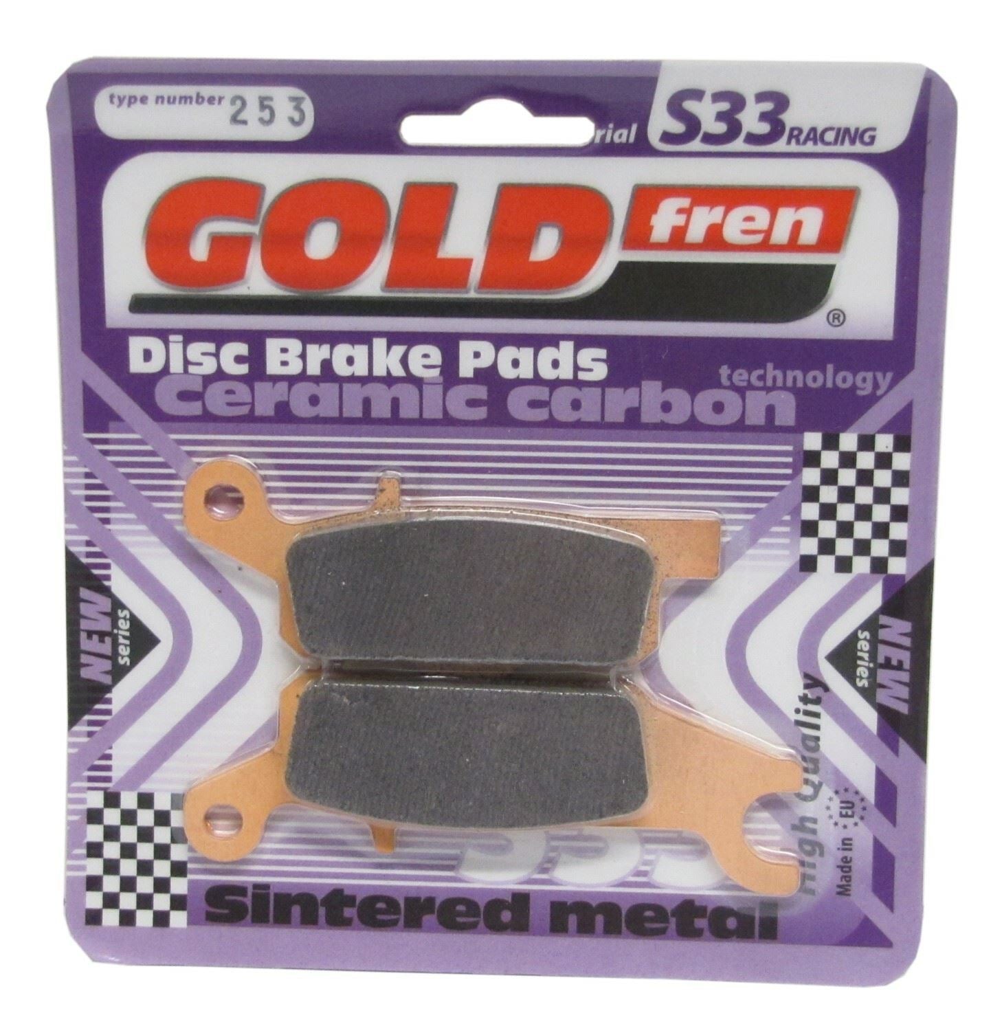 Goldfren Brake Pads S33-253, FA444, VD278/2, SBS849, FDB2230