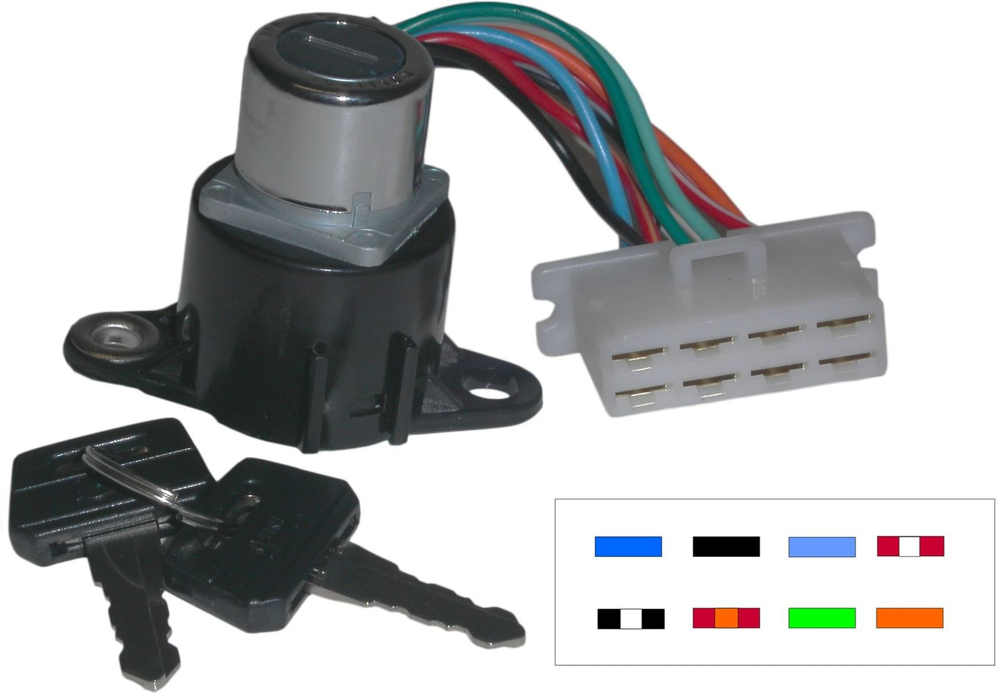 Ignition Switch Honda C90 75-80 (8 Wires)