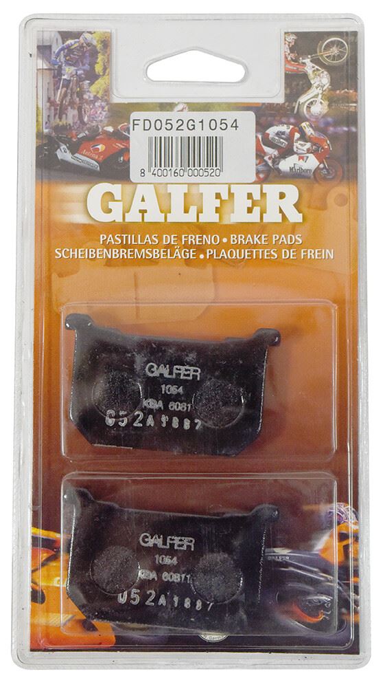 Galfer Brake Pad FD052,AD127,VD420/2,VD421,FA68,FA66,FDB298/R,SBS539