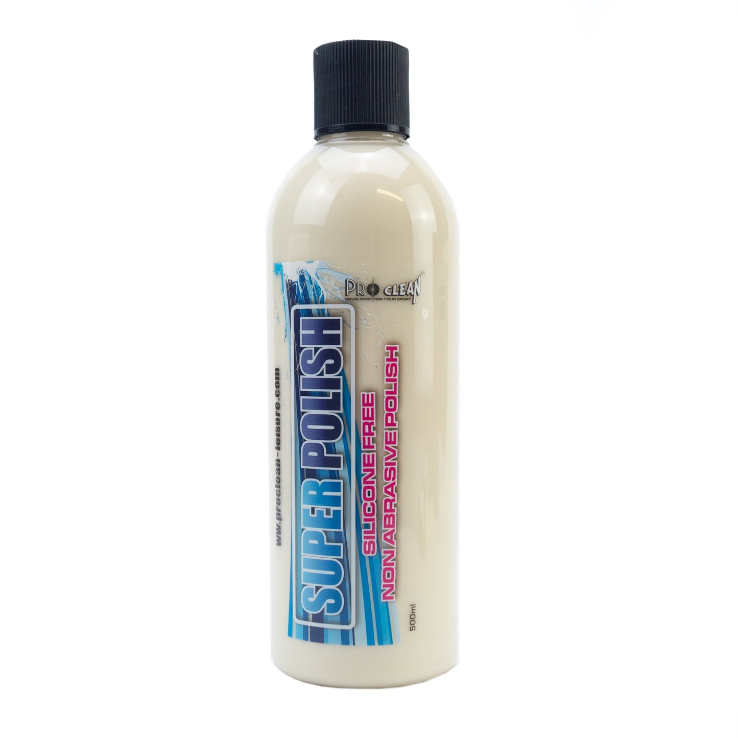 500ml PRO CLEAN SUPER POLISH, Silicone free and non abrasive.