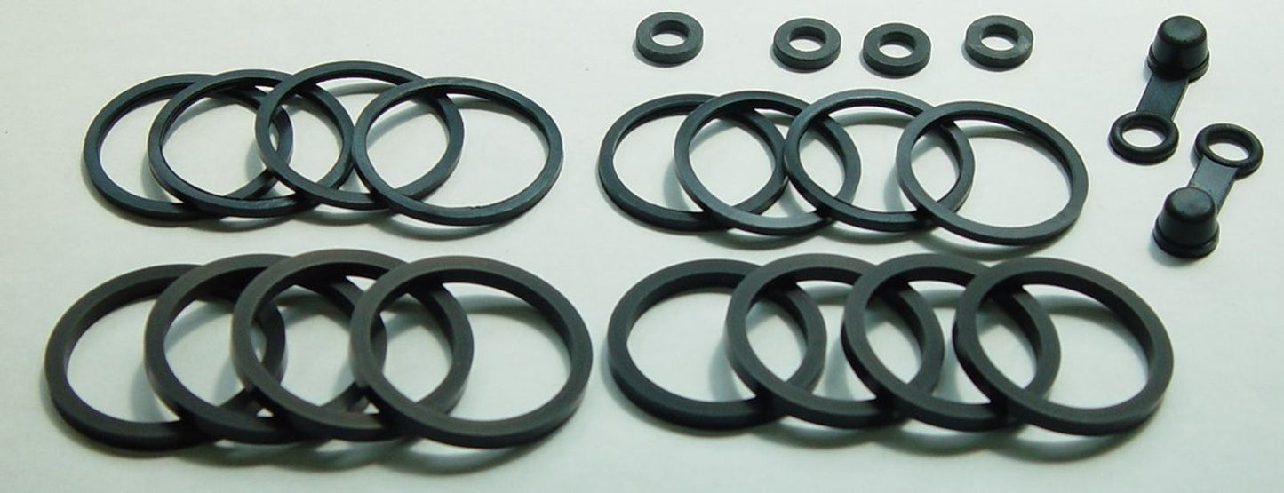 TourMax Brake Caliper Seal Rebuild Kit Front Suzuki GSX-R600 97-00, GSF650 Bandit 07-12, GSX650F 08-12, SV650A 19, TL1000S 97-01, GSF1250 Bandit 07-16