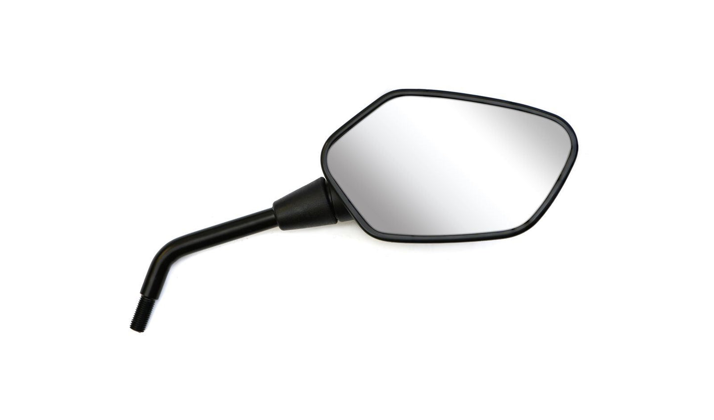 Mirror Right 10mm Black Honda CRF1000 Africa Twin 16-20 (For DCT Model Use 282651HR), CRF450L 2019, NC700 12-13, NC700 Integra 12-15, NC750 14-21, X ADV 750 17-20 (E-Marked) OE Refs: 88210-MGS-D30, 88210-MGS-305