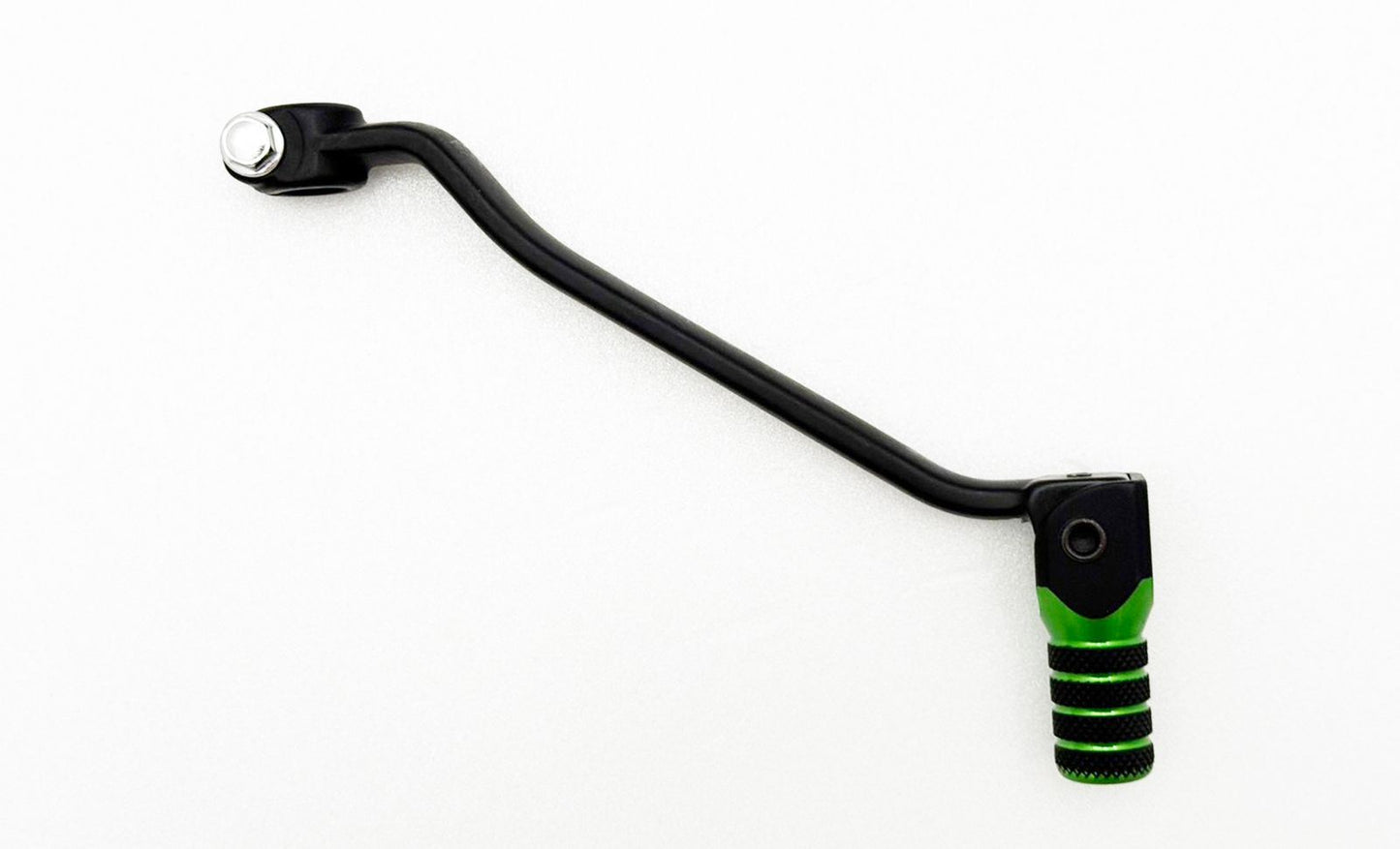 Gear Lever Alloy Black with Green Tip Kawasaki KLX250 06-07, KLX250S 09-14