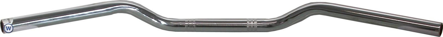 Handlebar 7/8" 22mm Chrome 1.50" Rise with 5.50" centre & 25" long