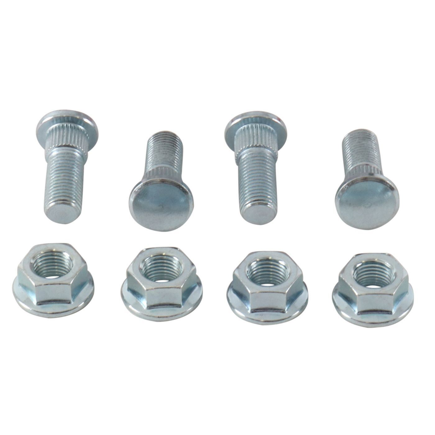 Wheel Stud and Nut Kit Front Polaris 300 2x4 94-95, 300 4x4 94-95, 350L 2x4 1993, 350L 4x4 1993, 400L 2x4 94-95, 400L 4x4 1994, Big Boss 250 6x6 1993, Big Boss 300 6x6 1994, Big Boss 350L 6x6 1993, Big Boss 400L 6x6 94-97, Big Boss 500 6x6 2000,