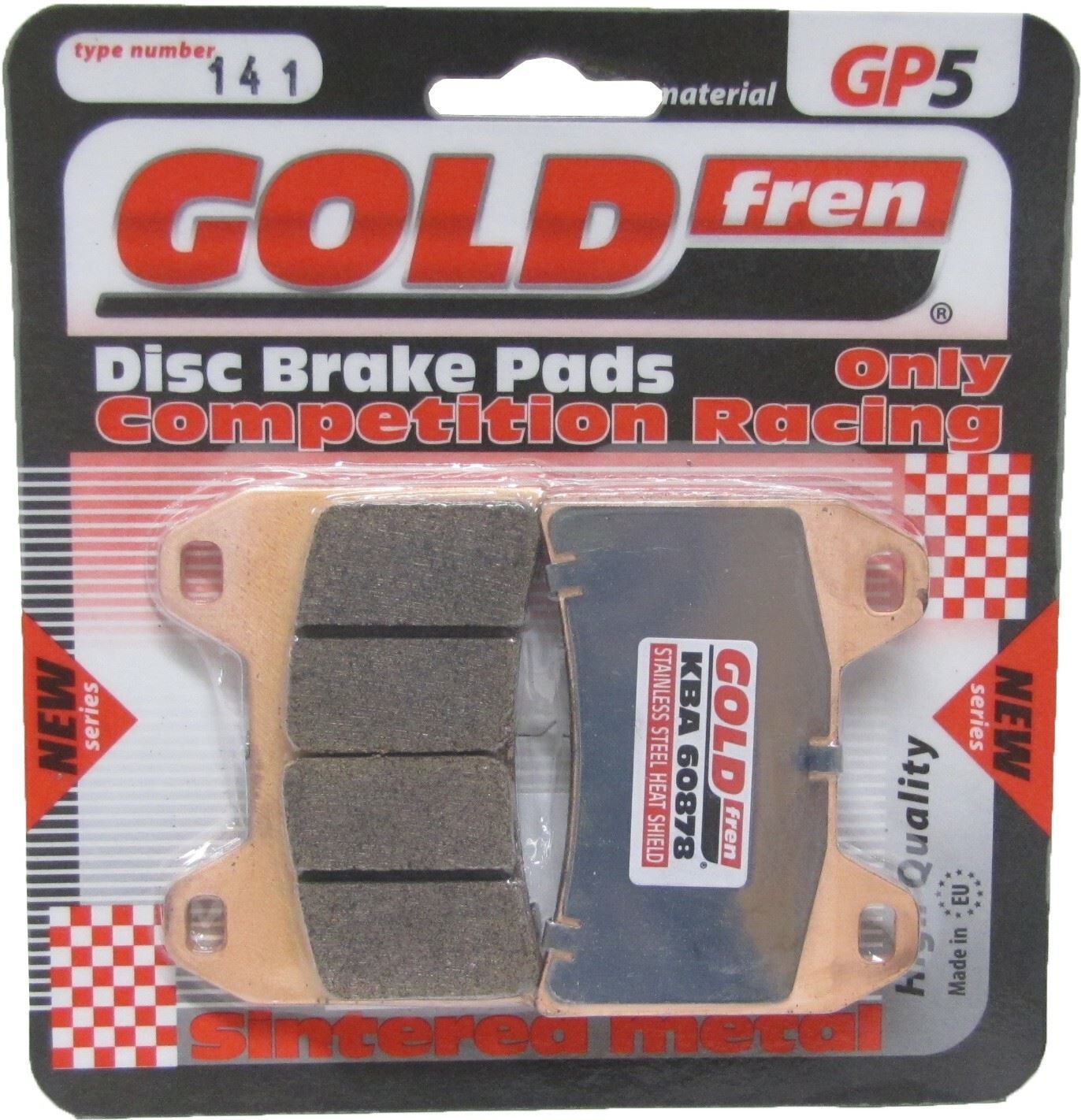 Goldfren Brake Pads GP5-141, VD262, FA244, FBD2042, SBS706, SBS727