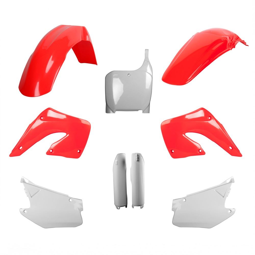 POLISPORT PLASTIC KIT + FORK GUARDS HONDA CR125/250 2000-2001, OEM STYLE