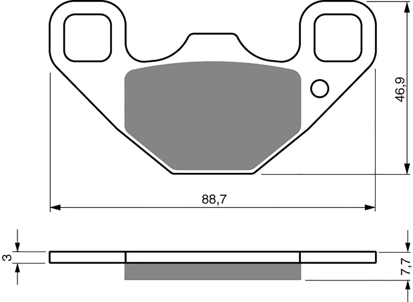 Goldfren Brake Pads AD337, FA489