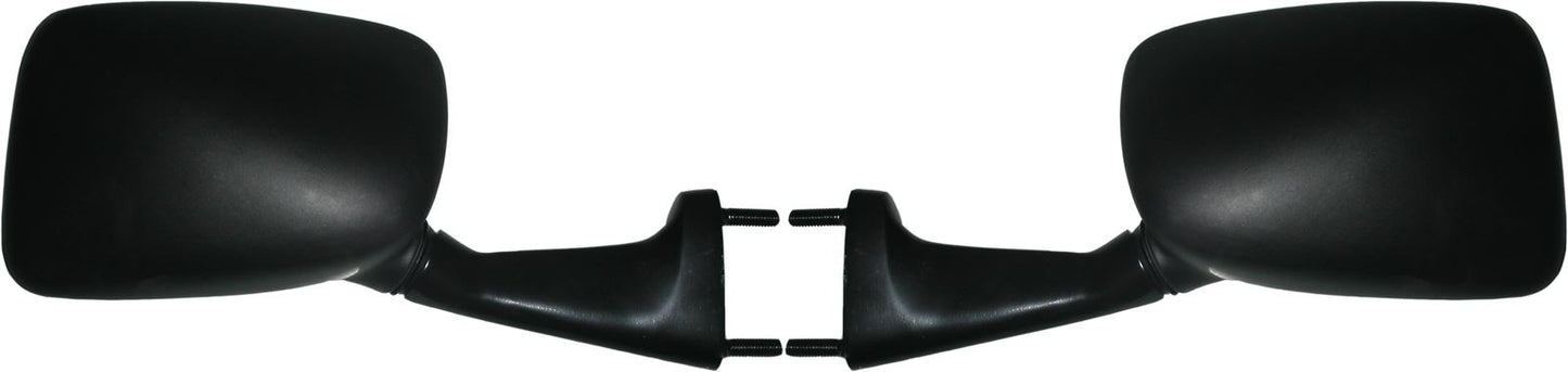 Mirrors Fairing Black Rectangle Left & Right 40mm Centre