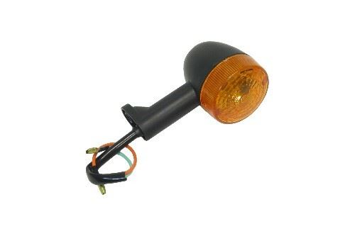 Indicator Aprilia 50 Black Body Front Left & Rear Right (Amber) (Stem Length 45mm)