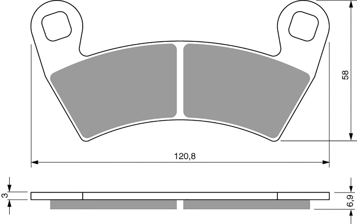 Goldfren Brake Pads K1-313,FA452,DP996
