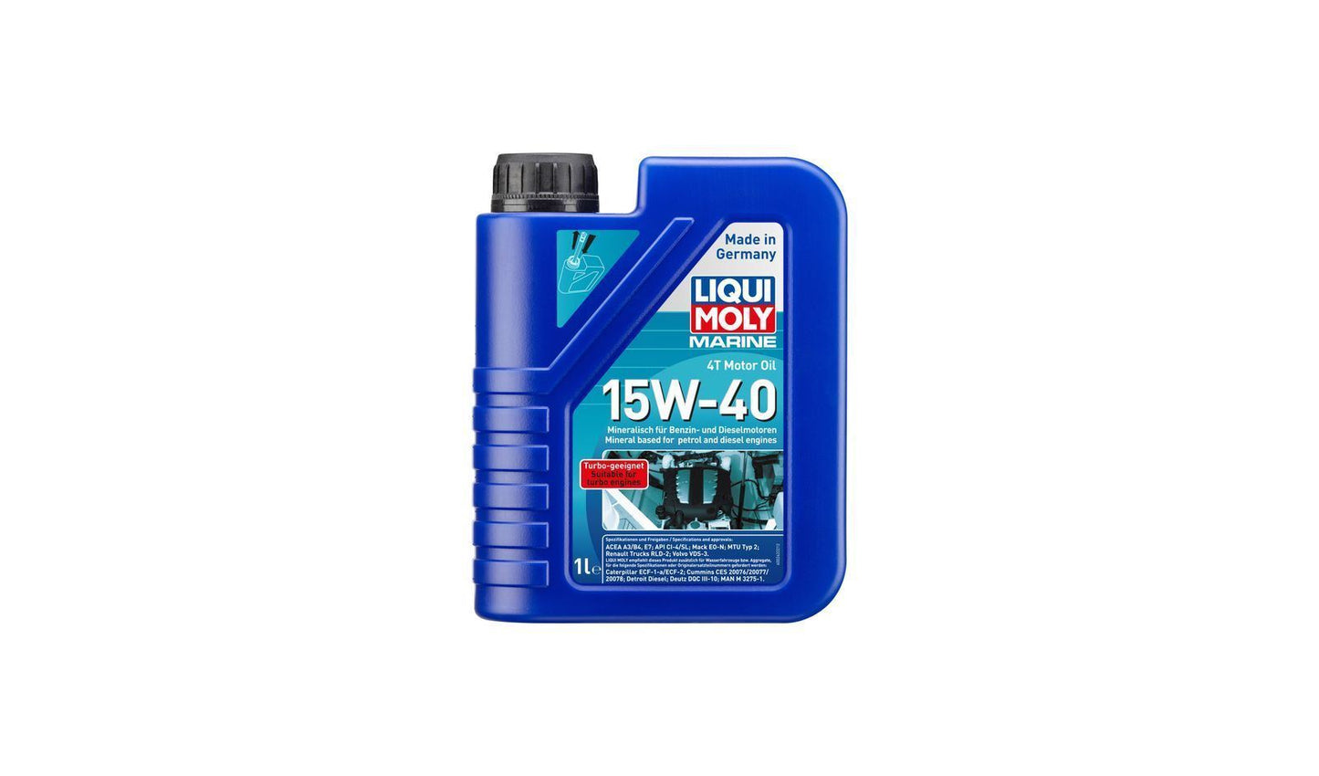Liqui Moly 4T Marine 15w40 Synthetic Technology Oil 1 Litre